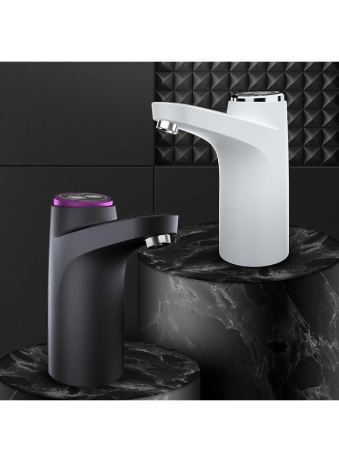 Water Dispenser Pump for 5 Gallon Bottle Free Quantitative Drinking Water Pump Portable USB Charging Electric Bottle Pump Multipurpose Dispenser for Home Camping - Image 2