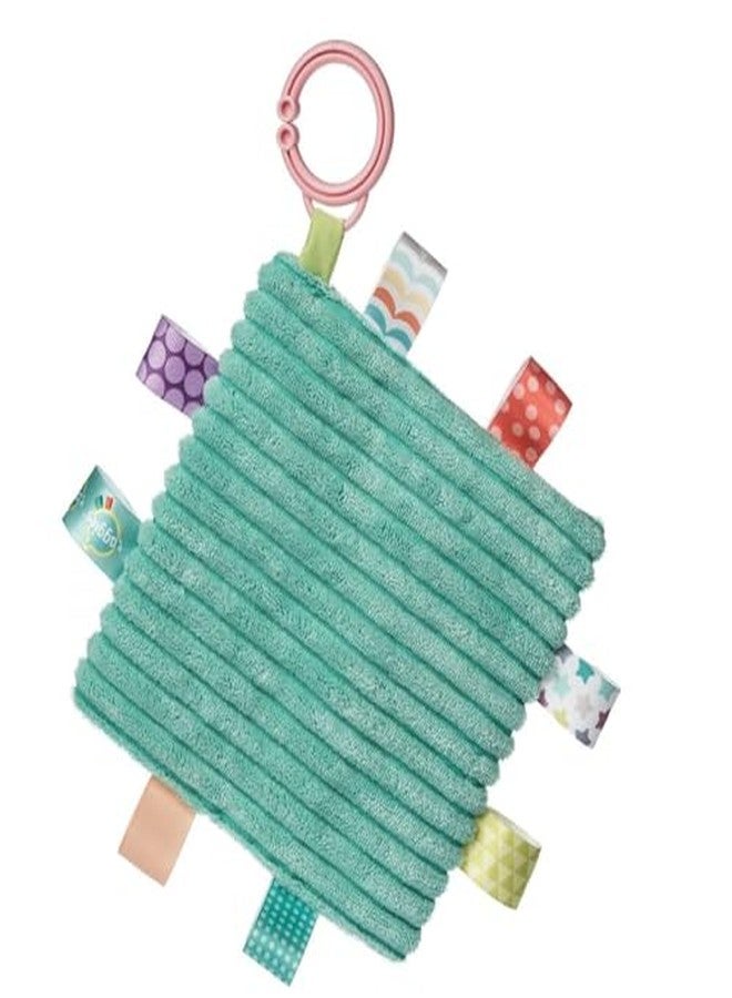 Taggies Crinkle Me Toy with Baby Paper & Squeaker with Sensory Tags, 6 x 6-inches, Sniggles Snake - Image 4