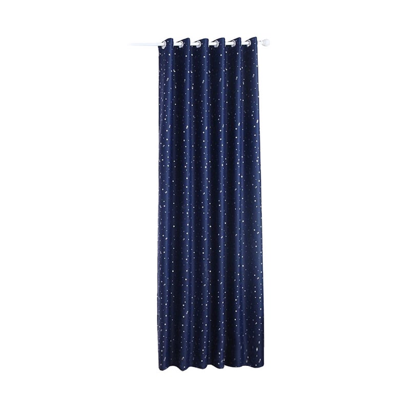 Delicate Perforated Beautiful Star Finished Curtain for Home Use (Dark ) - Image 2