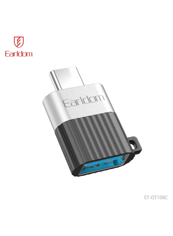 أيرلدوم محول Earldom ET-OT108C | تحويل USB 3.1 إلى USB-C بجودة عالية – لنقل البيانات والشحن السريع - Image 1