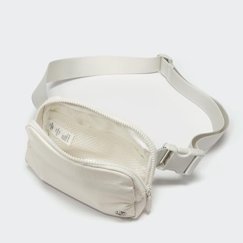 Pander Two Way Zipper Fanny Pack Nylon Everywhere Belt Bag for Women, Water Repellent Waist Packs, Crossbody Bags with Adjustable Strap (White Opal). - Image 5