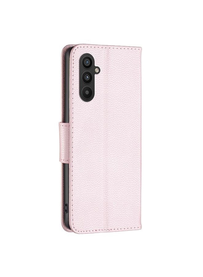 S-TOP Case For Samsung Galaxy A24 4G Litchi Texture Pure Color Leather Phone Case - Image 3