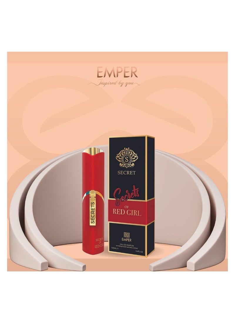 Emper Secrets Of Red Girl EDP For Women 100ml  - Image 2