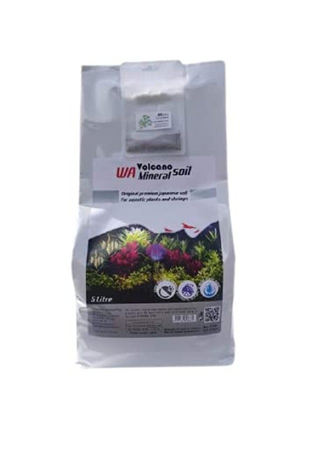 VAYINATO WA Planted Aquarium Volcano Mineral Soil for Aquatic Plants and Shrimps | Slow Nutrient Release | Natural Buffering |Crystal Clear Water (5L (with Free Root Bateria Powder)) - Image 4
