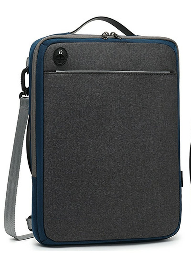 CoolBELL Convertible Multi-Functional Laptop Briefcase Outdoor Backpack Blue/Grey - Image 2