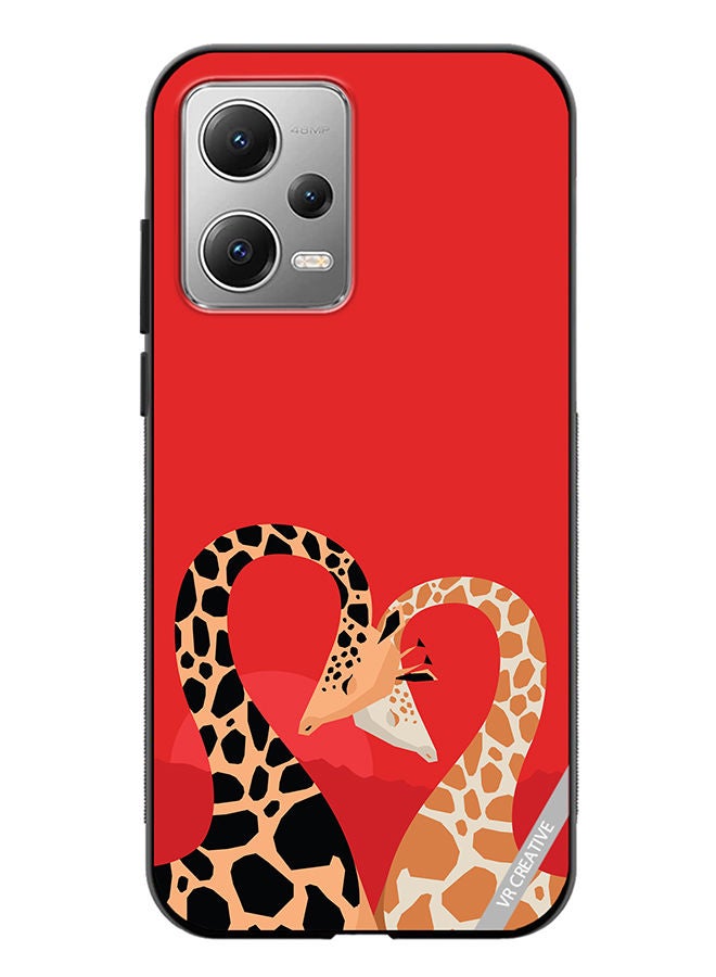 VR CREATIVE Protective Case Cover For Xiaomi Redmi Note 12 Animal Love Design Multicolour - Image 1