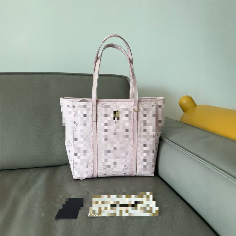 Mc Women'S Classic Printed Zipper Shopping Bag Large Tote Bag Shoulder Crossbody Vegetable Basket Bag - Image 3