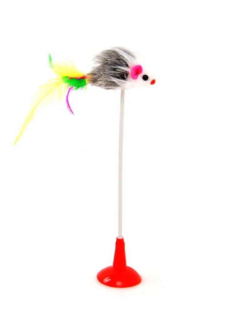 MOCHA Vertical bangs sucker mouse funny cat stick pet toy - Image 4