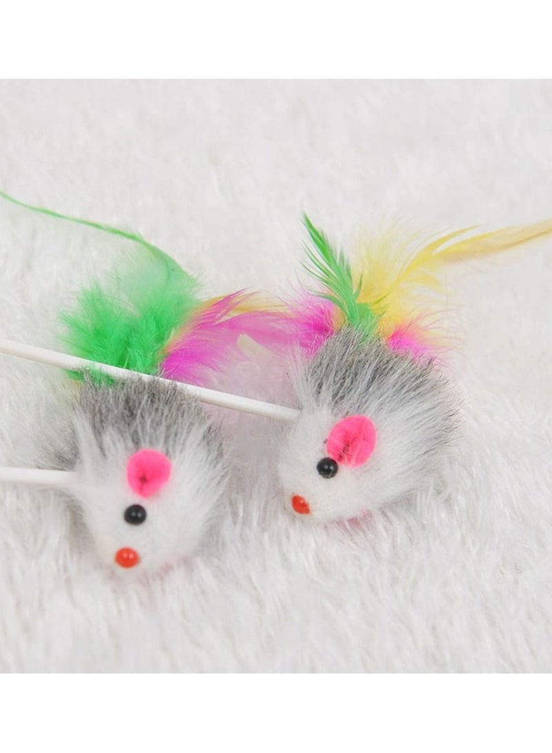 MOCHA Vertical bangs sucker mouse funny cat stick pet toy - Image 5