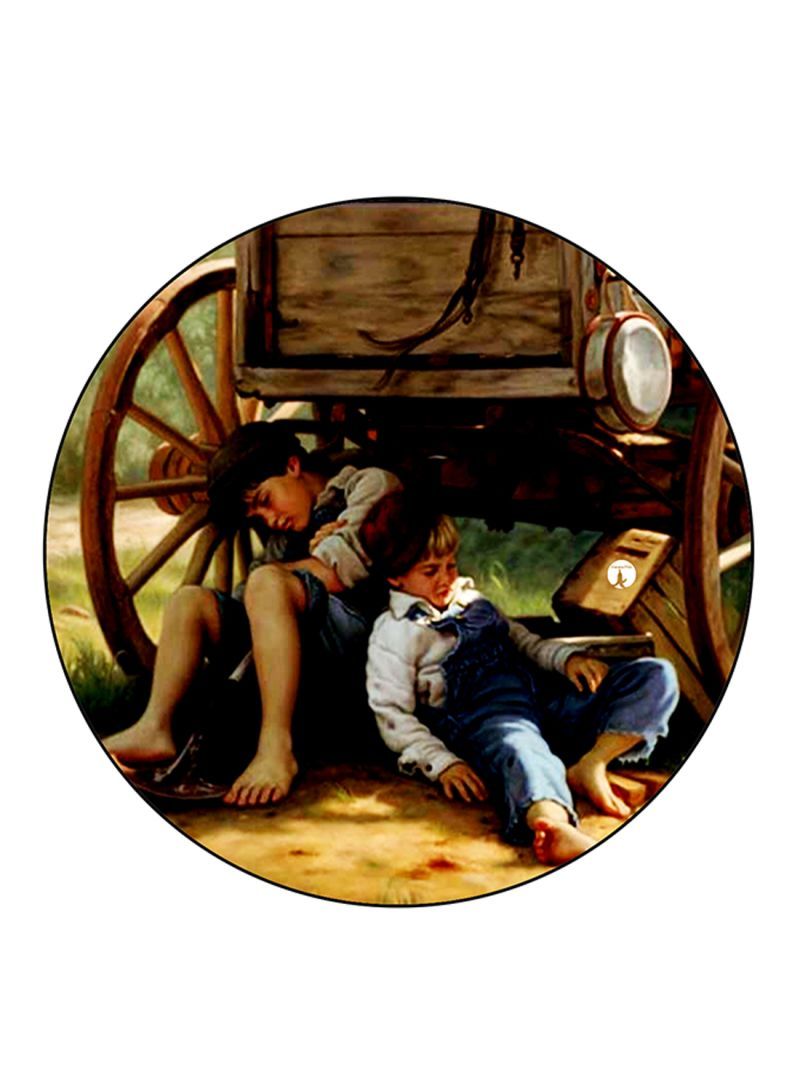 RKN Vintage Art Printed Fridge Magnet Multicolour - Image 2