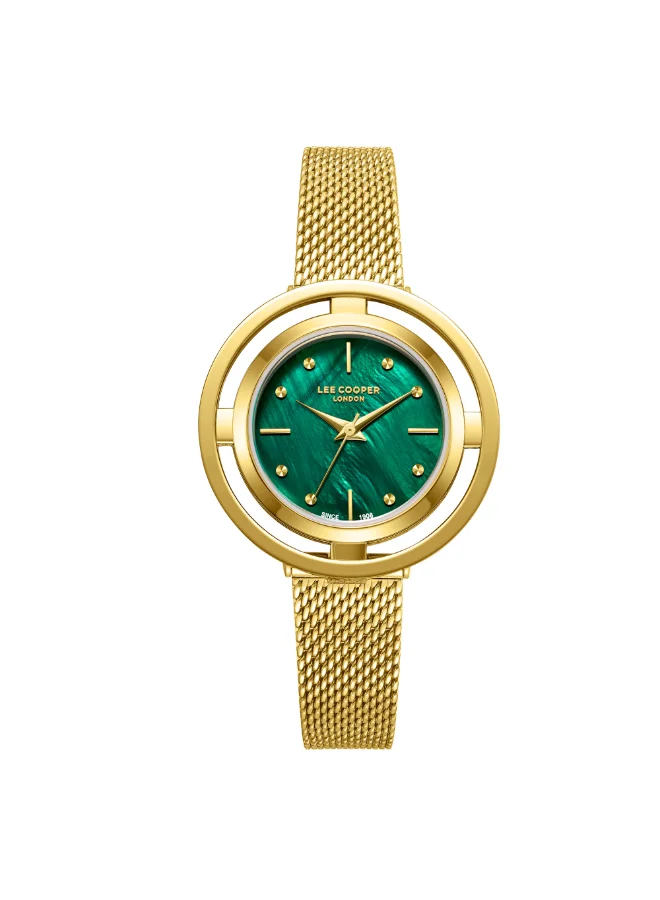 Lee Cooper Women's Mesh Analog Watch LC08052.170 - 31.5 mm