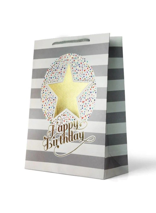 Share the Love Large Matte Birthday Gift Bag with Foil Accents – Premium Wrapping for Special Occasions  - Image 1
