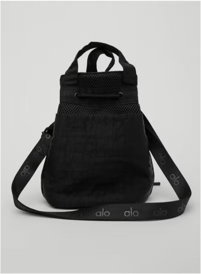 Cross Body Bucket Bag Black - Image 2