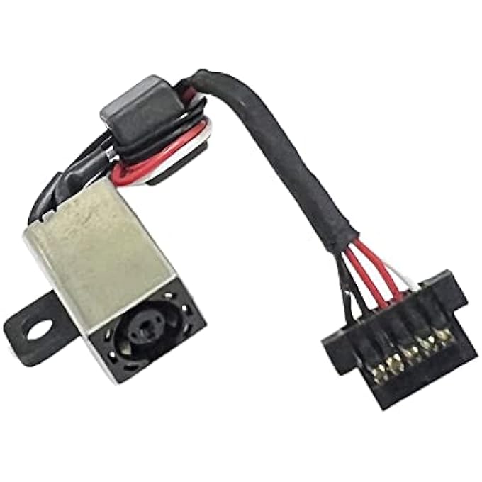 rayihni FOR DELL LATITUDE 13 7000 7347 7348 7350 7351 7350 2-IN-1 P58G GT074 DC POWER JACK PORT DOCK PLUG SOCKET - Image 1