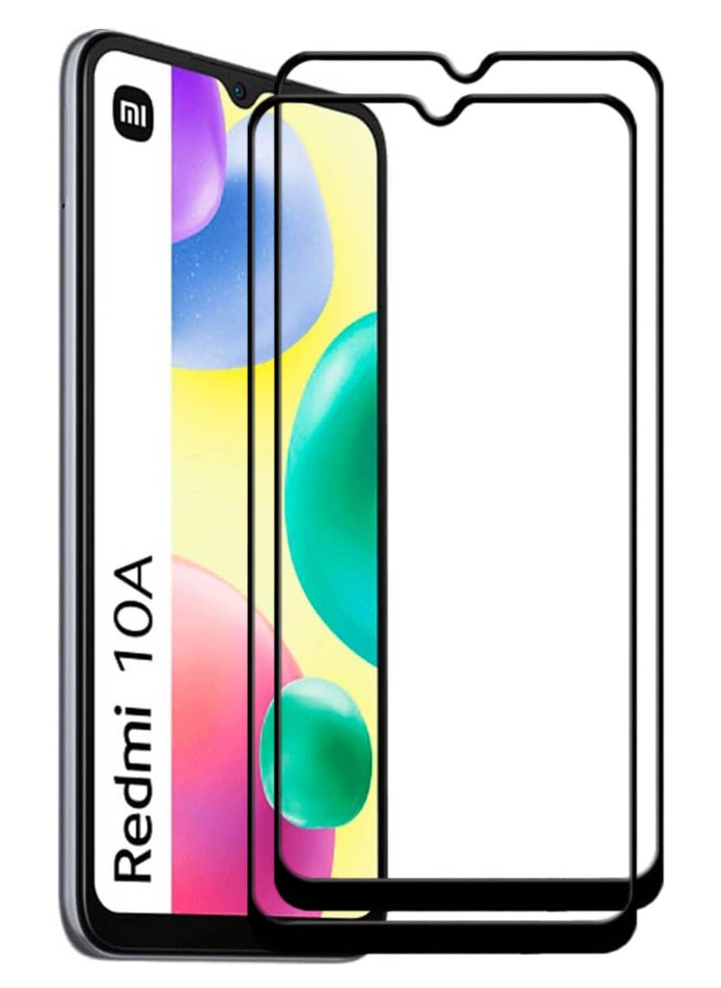 ACLIX 2 Pieces Antistatic ESD Dustproof Premium Quality High Definition Tempered Glass Screen Protector Designed For Xiaomi Redmi 10A - Image 1