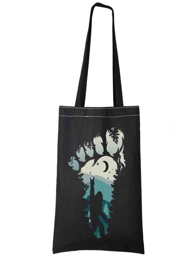 Gzrlyf Camping Tote Bag Wild Hikers Outdoor Gift Campers Gift Wild Monster Reusable Bag (foot tote bag) - Image 1