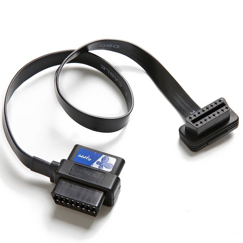 bbfly-A9 OBD II OBD2 16 Pin Splitter Extension 1x Male and 2X Female Extension Cable Adapter (2FT/60CM) - Image 1