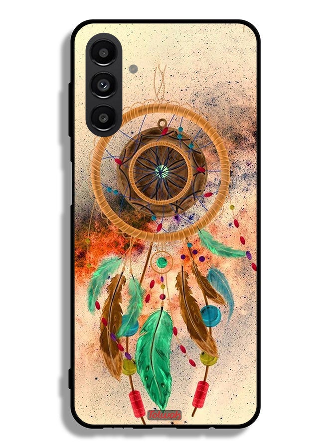 Tolwak Samsung Galaxy A04s Protective Case Cover Mandala Hanging Feathers - Image 1