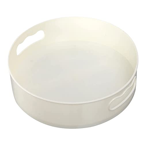 ROKOO Multi-Purpose 360° Function Rotating Countertop Organizer Revolving Tray for Kitchen Cabinet Spice Rack Storage & Cosmetics Organizer Holder Bathroom, Refrigerator, Dining Table, cupboards, Dressing Table (Off-White) - Image 5
