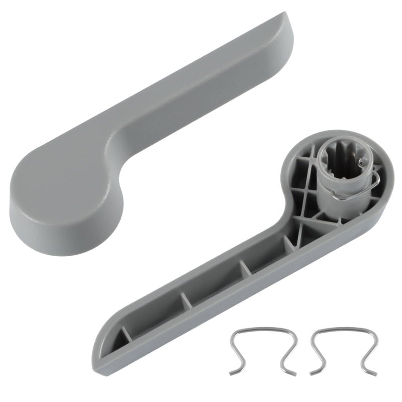 EVRBUL Improved Seat Recliner Handle Levers Gray Front Left Driver Side Right Passenger Side Seat Recliner Adjustment Handles Compatible with Silverado Suburban Sierra Replace 15232596 - Image 2