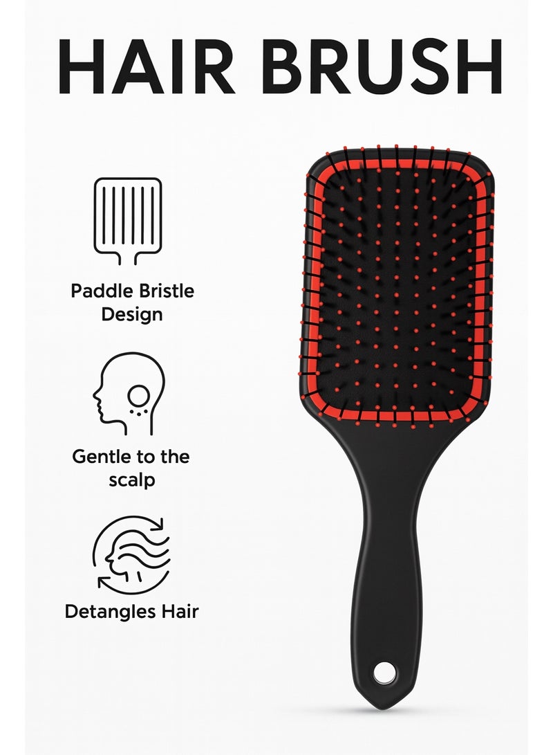 Paddle Hair Brush – Gentle Detangling & Scalp Friendly ( Multi color) - Image 1
