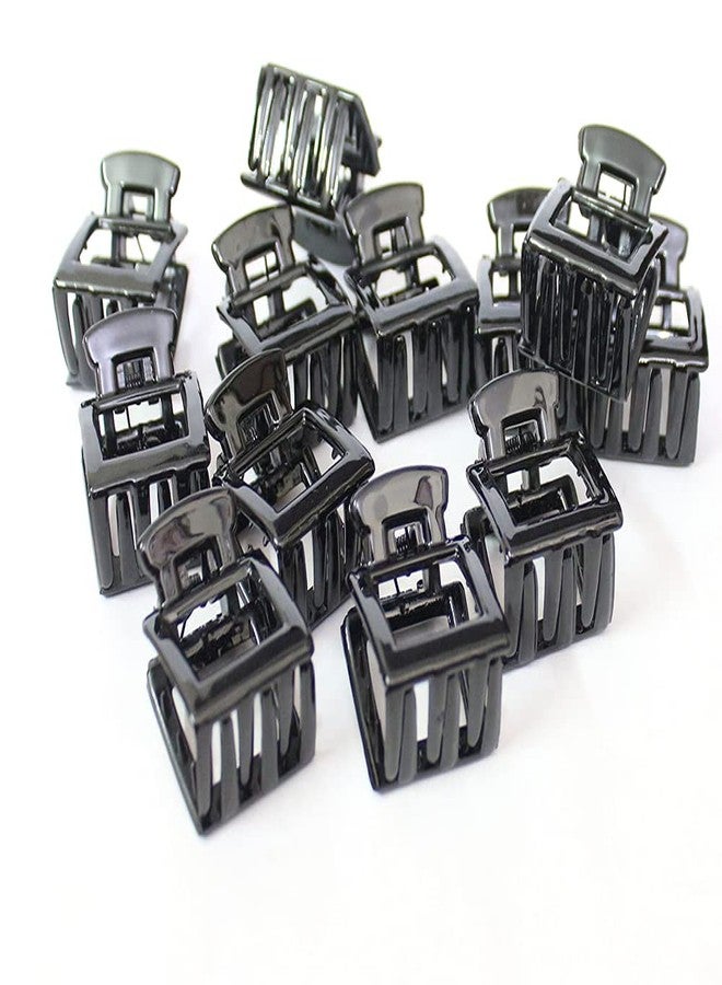 Kalaneet Small Size Black Hair Clips/Clutchure for Girls and Womens (Pack of 12pcs) - Image 1