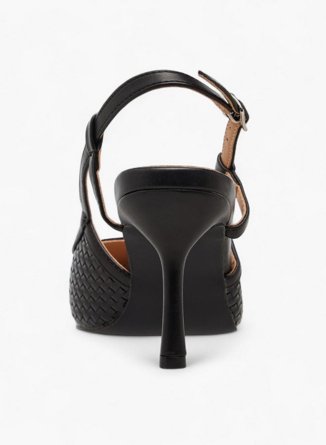 فلورا بيلا من شو إكسبرس أحذية مدببة بنعل بارز وكعب مائل بإبزيم - Image 5