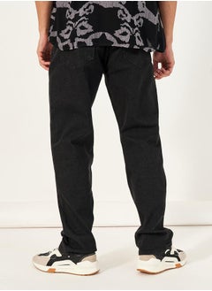 Styli Cotton Stretch 5-Pocket Relaxed Fit Jeans  - Image 4
