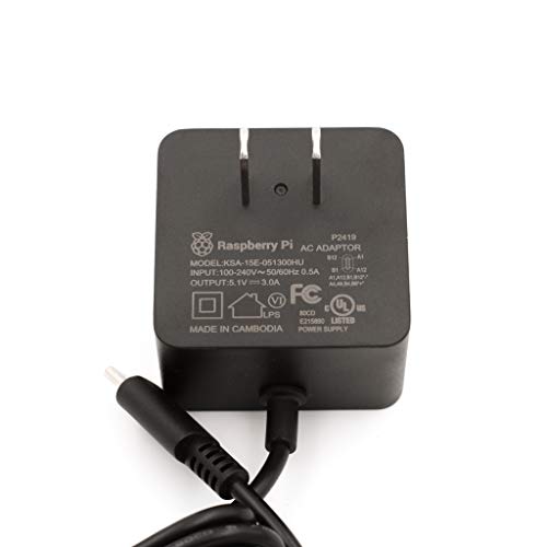 Raspberry Pi 15W USB-C Power Supply US - Black - Image 4