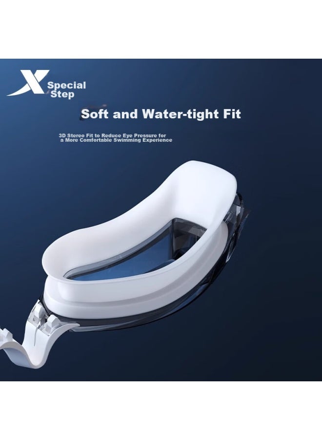 Xtep Swimming Goggles, High-definition Anti-fog Waterproof, Uni, Suitable For Nearsightedness, Professional Racing Adult Swimming Gl, 300 Degrees - Image 4