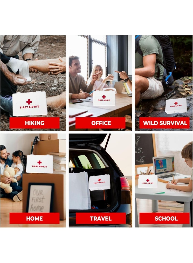 LIMOS 197-Piece First Aid Kit – Emergency Medical Supplies for Home, Car, Office, Travel, Outdoors – Portable & Compact Survival Kit with Bandages, Gauze, Scissors, Gloves & More - Image 5