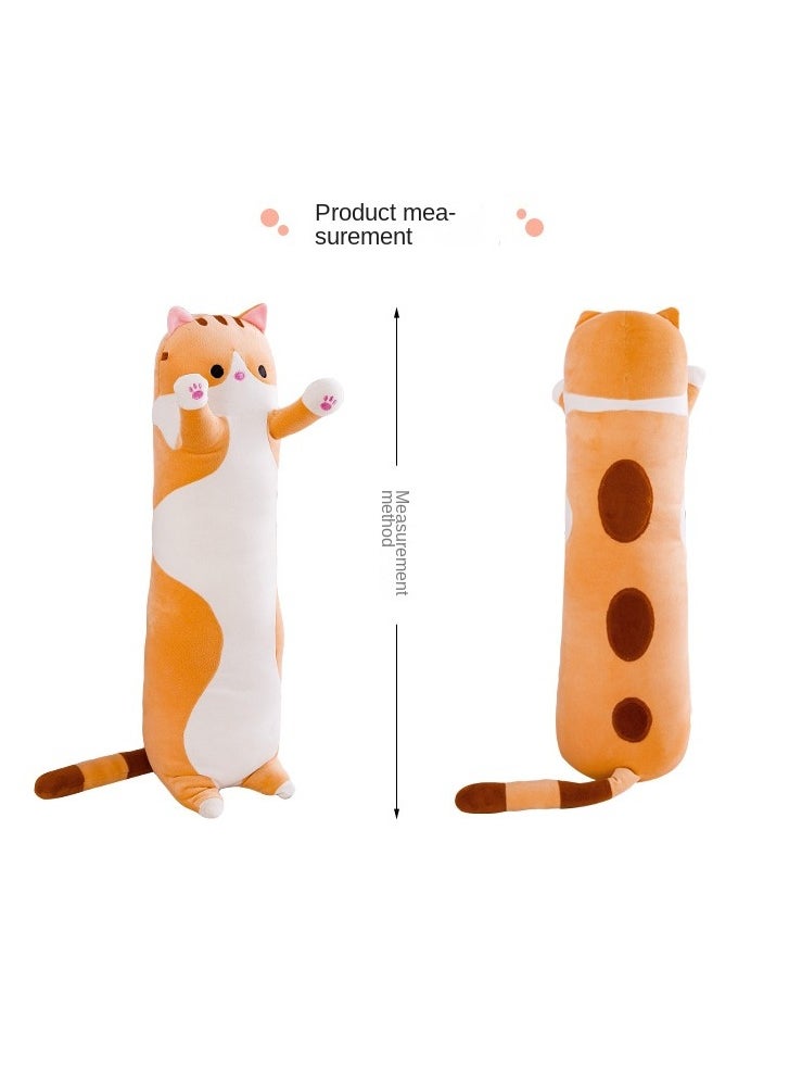 Y&D - Long Cat Plush Body Pillow,Lovely Cartoon Soft Stuffed Kitten Pillow Animals Kawaii Plushies, Squishy Body Pillow Plush Toys For Kids Girls Boys - Image 1