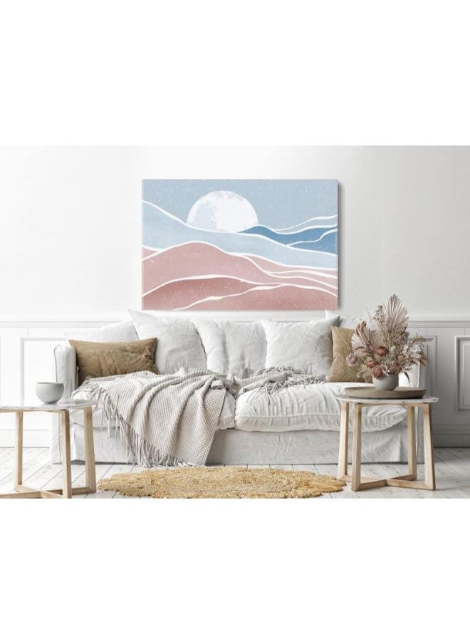 Home Gallery - home gallery abstract contemporary Printed Canvas wall art - Image 1