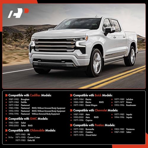 A-Premium Set of 8, Front Sway Bar Link, Inner Outer Tie Rod End, Compatible with Chevrolet Impala Caprice Astro 7 Cadillac Fleetwood & Buick Electra LeSabre & GMC Safari & Pontiac & Safari - Image 2