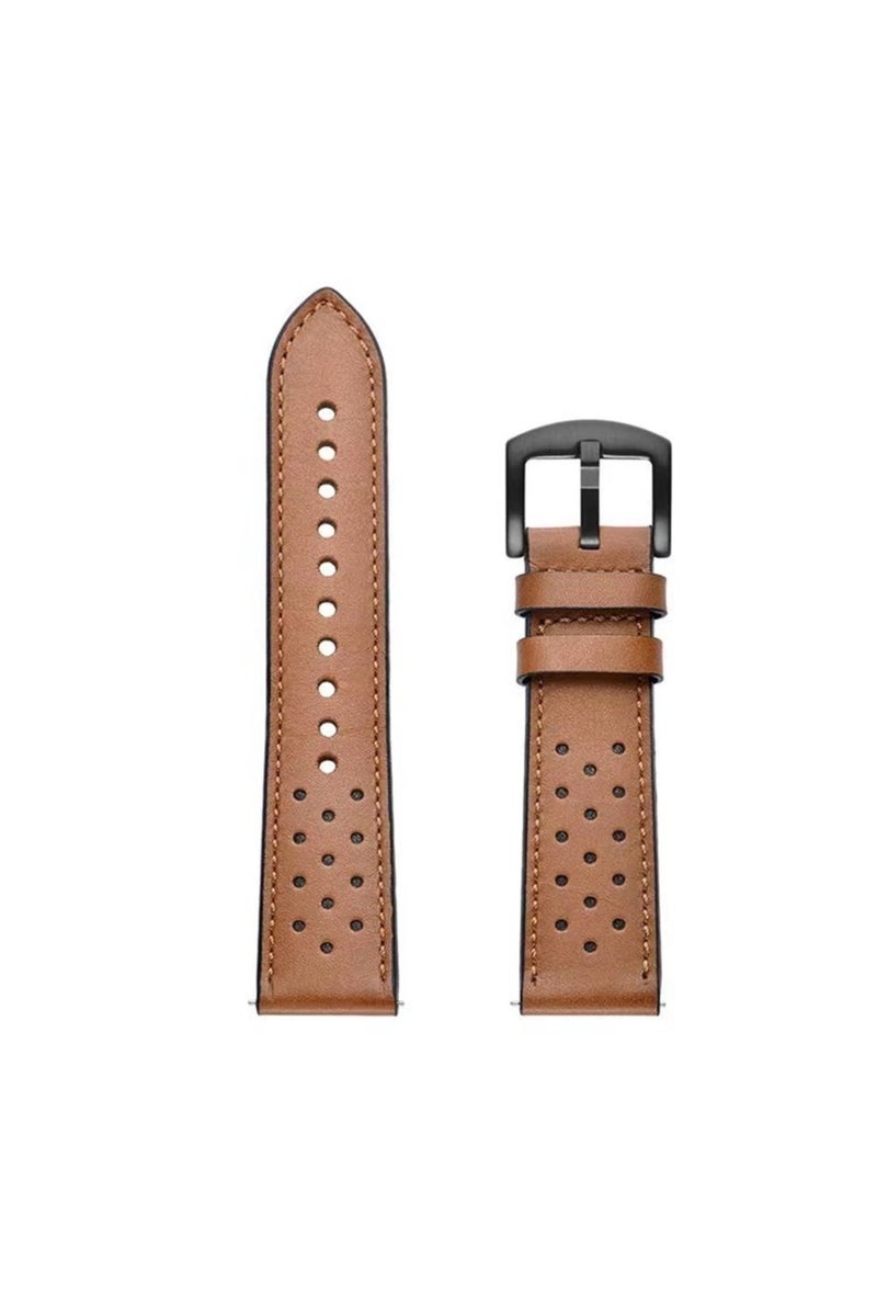 OnePlus Watch 3 LK-Brown 22mm Breathable Leather Strap For Watch 3 2 2R/ 46mm Bracelet Correa Watc