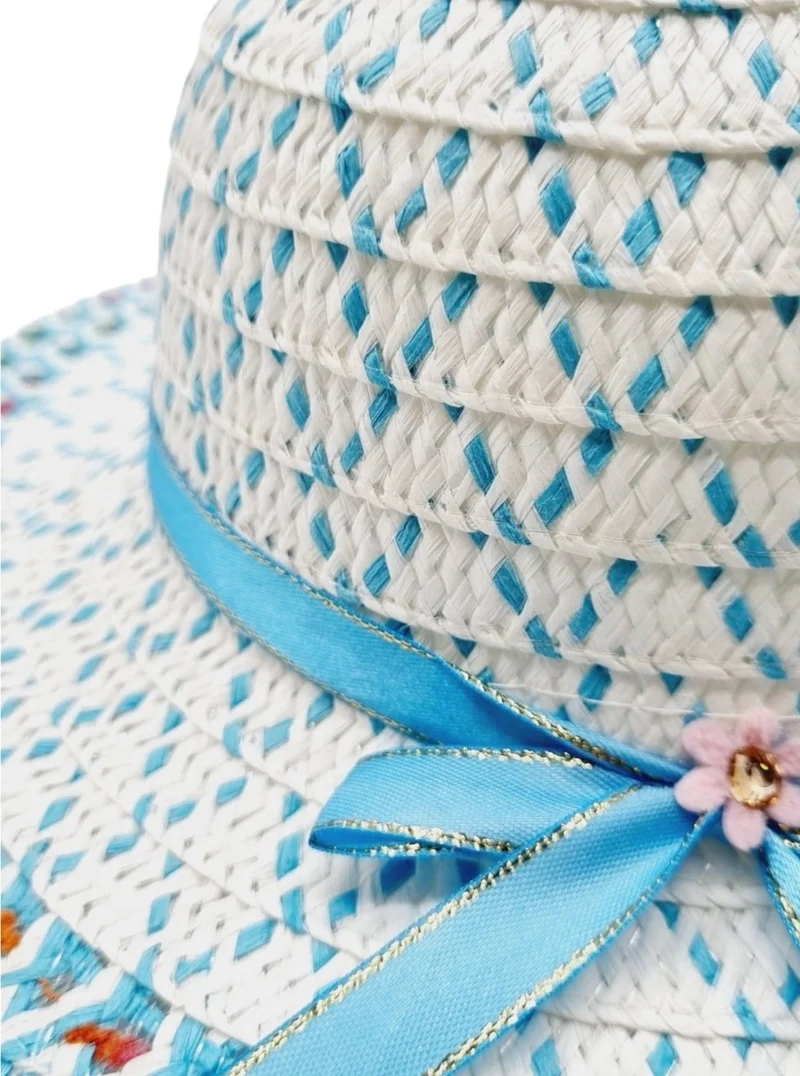 تيزجيلسين Girl 4-6 Years Summer Straw Hat