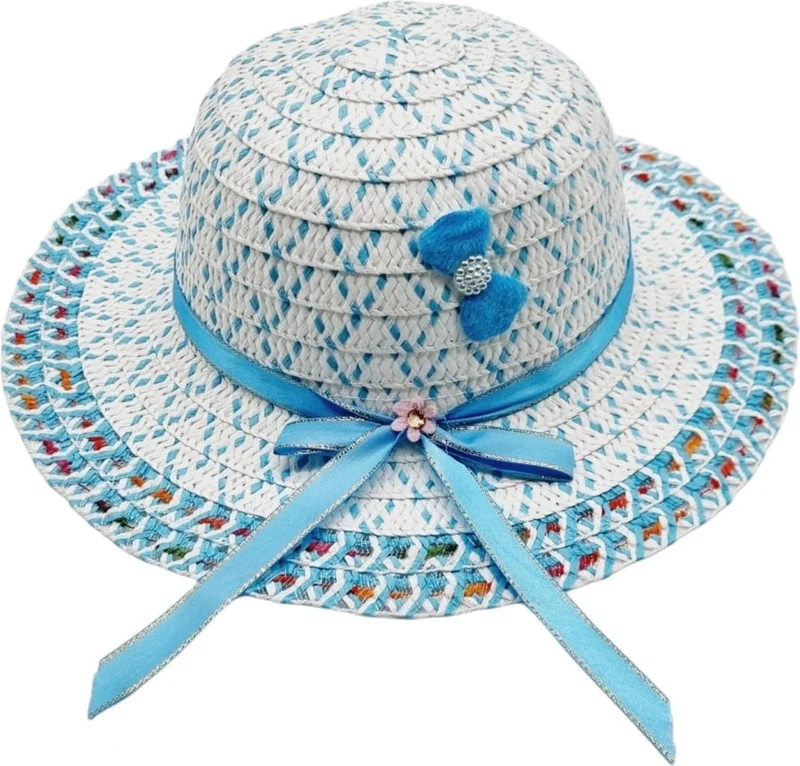 تيزجيلسين Girl 4-6 Years Summer Straw Hat