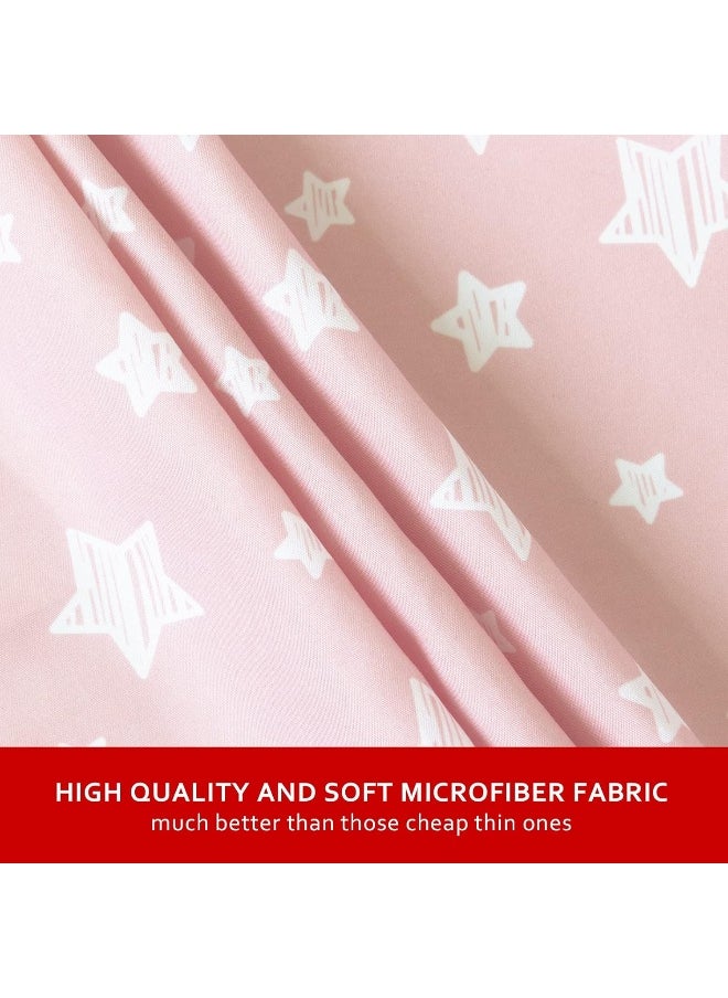 Moonsea Moonsea Mini Portable Crib Sheets 4 Pack for Girls  - Image 4