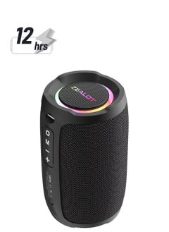 Zealot ZEALOT S49 20W Bluetooth Speaker, Loud Stereo Dual Pairing Portable Subwoofer, For Outdoor/ Home/ Party/ Gift, Support AUX/ USB/ TF Card/ Wireless Connect, Waterproof IPX5 3600mAh Battery For Long Playtime  - Image 1
