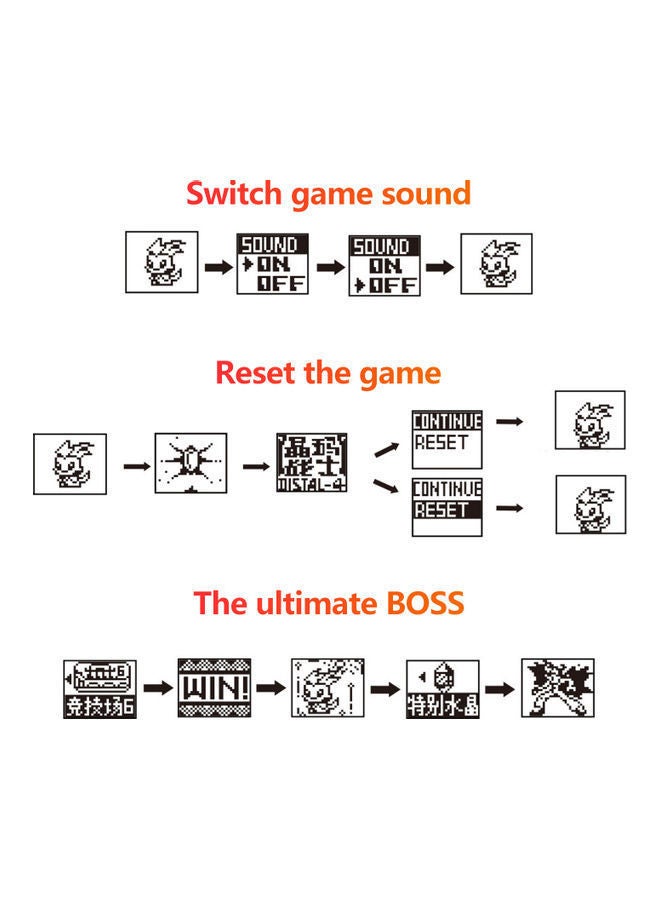 NIBEMINENT Digital Pocket Monsters Electronic Pet Game Machine - Image 4