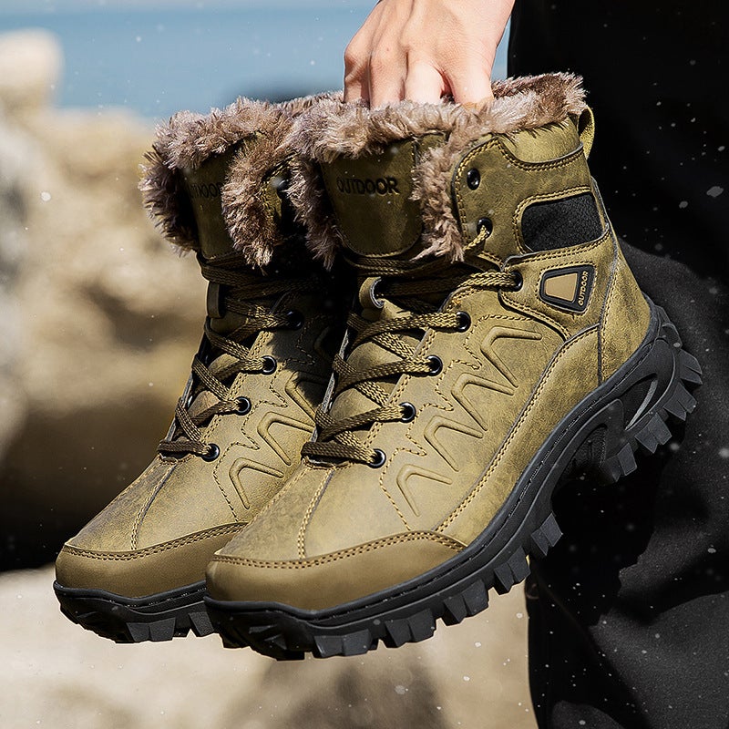 Sports Men'S One-Piece Drop Shipping Travel Cotton Shoes Snow Boots Outdoor Hiking Shoes Cotton Shoes For Men - Image 2