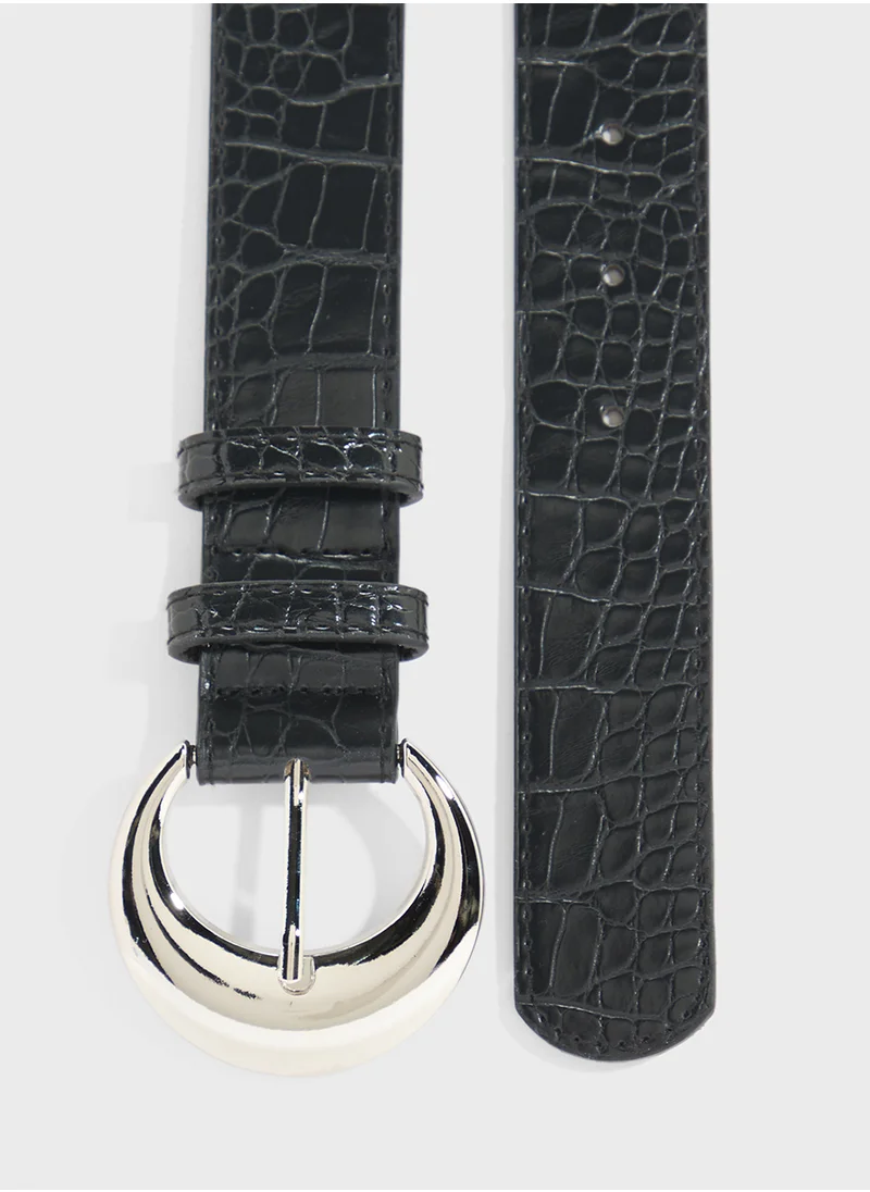 ايلا Statement Buckle Belt