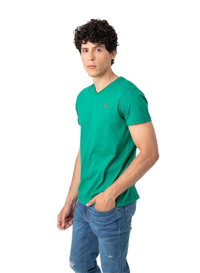 Marco Bergamo VNeck T-Shirt With Logo  - Image 3