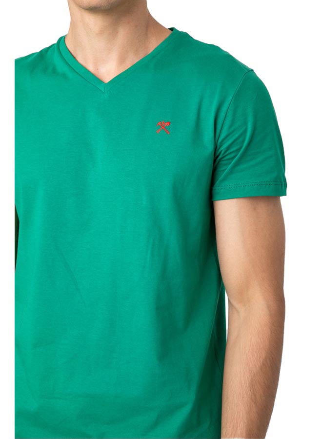 Marco Bergamo VNeck T-Shirt With Logo  - Image 5