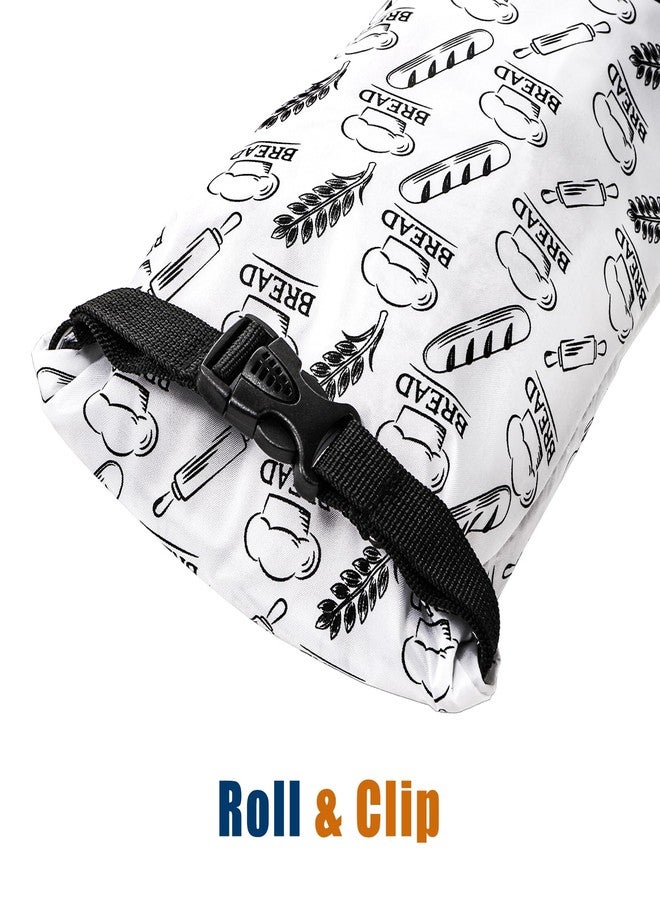 ZENFUN 2 Packs Reusable Baguette Bag, Freezer French Bread Storage Bag, Large Loaf Bread Bags Waterproof, Breads Baguette Bags, Large, 30.5" × 6" - Image 4