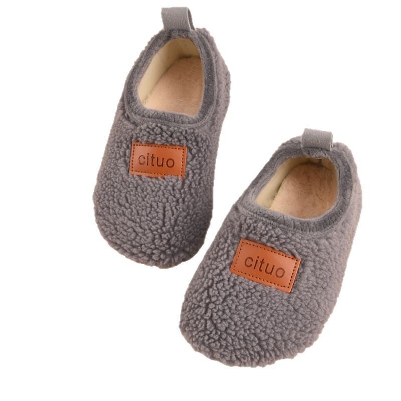 Ci Tuo Winter Children's Floor Socks Shoes - Fleece-Lined, Non-Slip, Soft Sole for Toddlers - Image 5