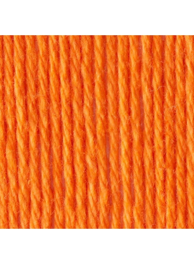 Lily 10200101628 Sugar 'N Cream The Original Solid Yarn, 2.5oz, Medium 4 Gauge, 100% Cotton - Hot Orange - Machine Wash & Dry - Image 2