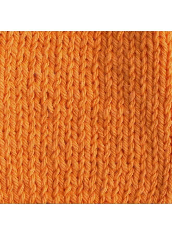 Lily 10200101628 Sugar 'N Cream The Original Solid Yarn, 2.5oz, Medium 4 Gauge, 100% Cotton - Hot Orange - Machine Wash & Dry - Image 4