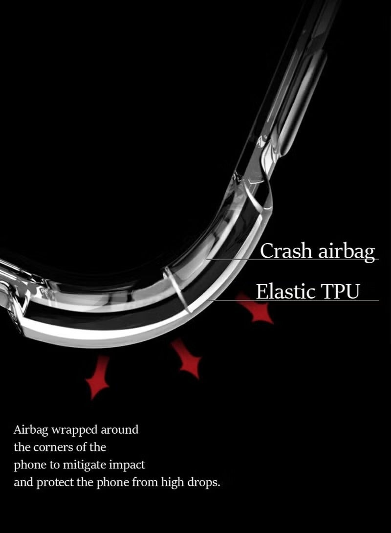 إكس ليفيل سامسونج جالاكسي A25 5G / A24 4G الهاتف المحمول حالة الغطاء ، شفافة تبو أربعة زاوية كيس الهواء المضادة للخدش حماية الغطاء الخلفي شفافة لينة واقية من الصدمات حامي الغبار حماية مريحة - Image 3