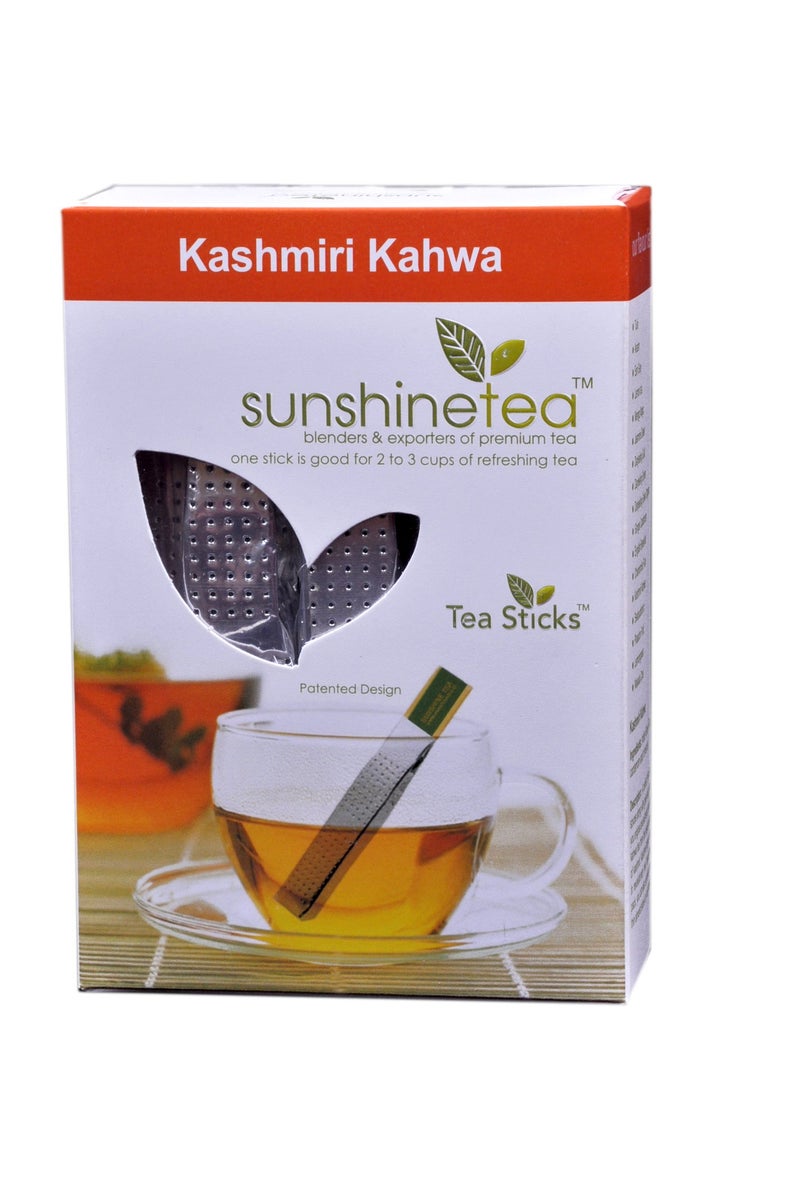 Sunshine Tea Sunshine Kashmiri Kahwa Tea - 10 Tea Sticks - Image 1